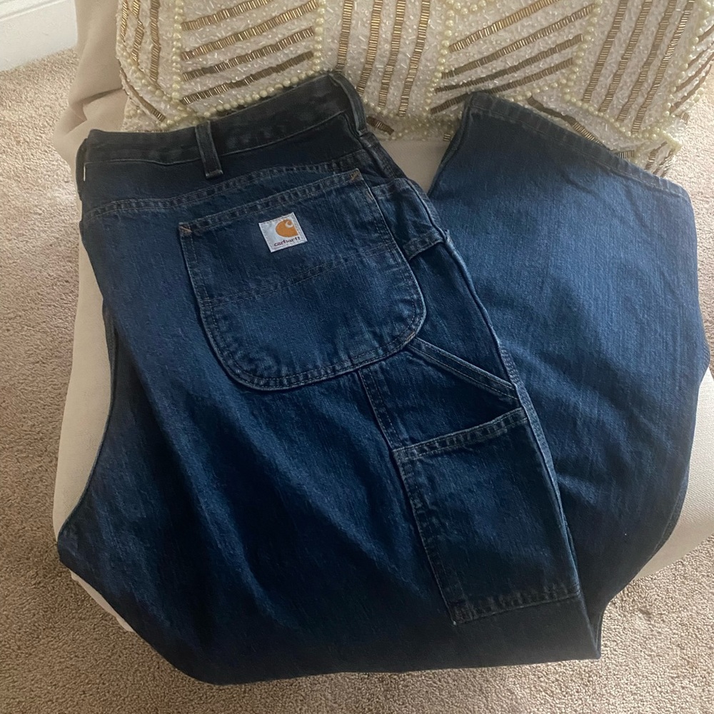Carhartt Dungarees. Indigo blue denim